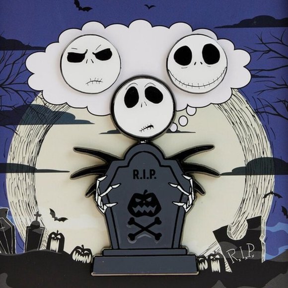 Loungefly Disney The Nightmare Before Christmas Jack Skellington Mixed Emotions - Picture 6 of 10
